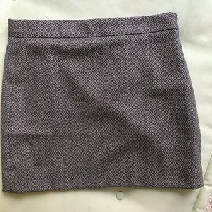 Gap Herringbone Tweed Mini Skirt